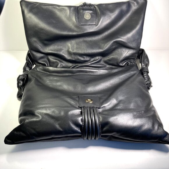 Giorgia Milani Black Tote Handbag Made in Italy - Picture 5 of 8